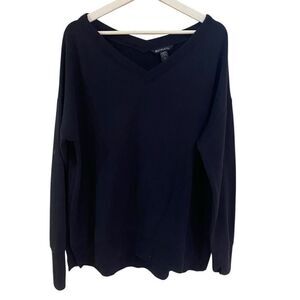 Athleta long sleeve black sweatshirt large